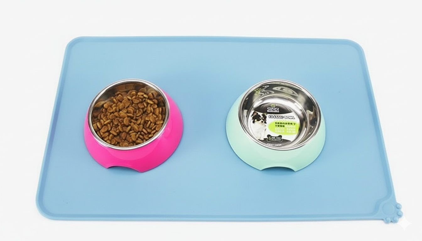 FeedIQ™ Waterproof Pet Silicone Mat l Easy Washing My Store
