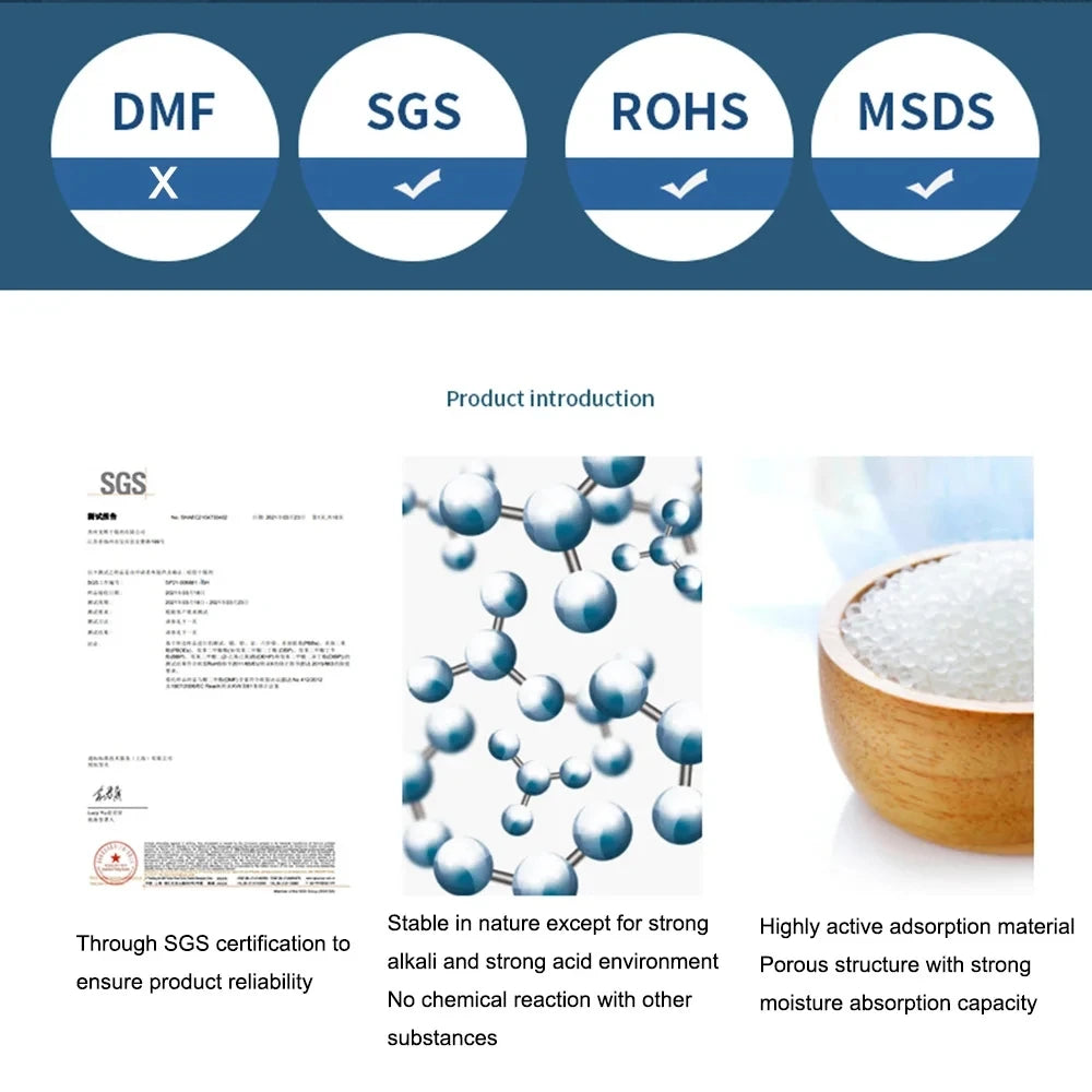 10x10g Package Silica Gel Desiccant Absorber Bag Non Toxic My Store