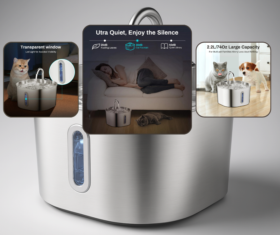 FeedIQ™ Smart HD Cam Pet Feeder 2L Wi-Fi & FHD My Store