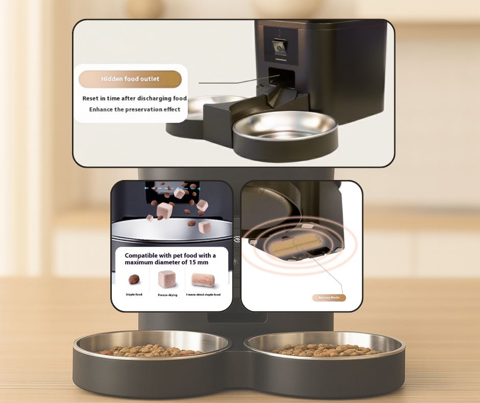 FeedIQ™ Intelligent HD NVCam Pet Feeder 4/8L WIFI My Store