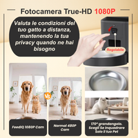 FeedIQ™ Distributore intelligente di cibo per animali domestici HD NVCam 4/8L WIFI