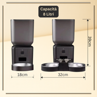 FeedIQ™ Distributore intelligente di cibo per animali domestici HD NVCam 4/8L WIFI