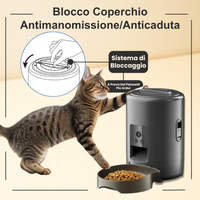 FeedIQ™ Smart HD Cam Pet Feeder 2L Wi-Fi e FHD