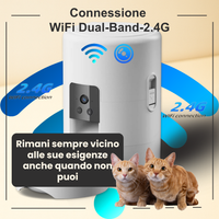 FeedIQ™ Smart HD Cam Pet Feeder 2L Wi-Fi e FHD