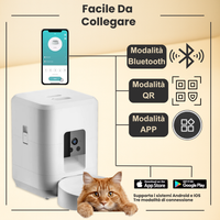 FeedIQ™ Smart HD Cam Pet Feeder 2L Wi-Fi e FHD
